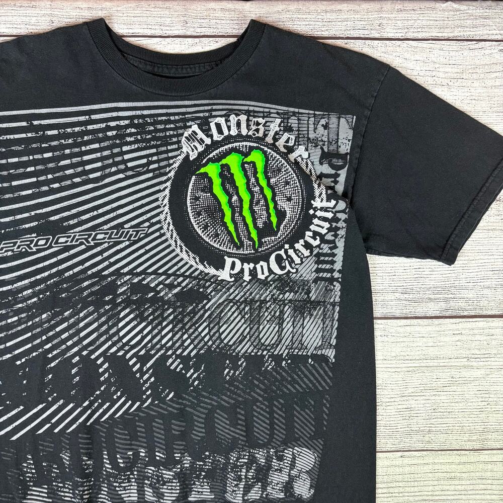 Y2k Monster Energy Pro Circuit Racing T-shirt